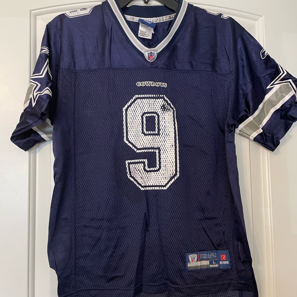 Reebok Cowboys #9 Romo Sz Y L 14-16
